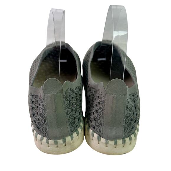 Ilse Jacobsen Women's EU 38 Gray Leather Hornbaek Tulip Slip On Loafers Shoes - Picture 6 of 8